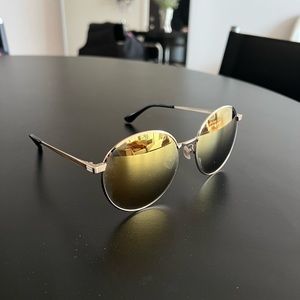 Yves Saint Laurent Gold SL136 Sunglasses YSL